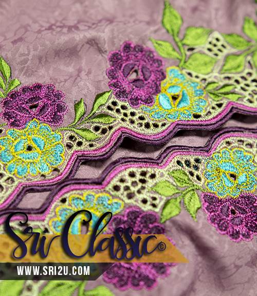 Sulam-Baju-Kurung-Pahang-Bunga-Melur-04 Corak Sulam Bunga Melur Baju Kurung Pahang