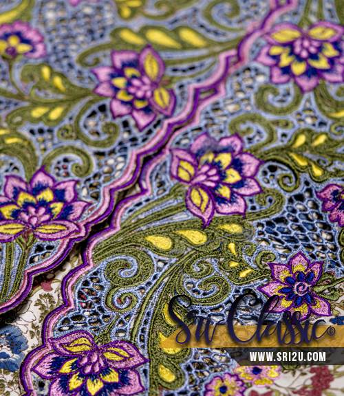 Kurung-Moden-Sulam-Kerawang-Sarang-Tebuan-04 Kurung Moden Sulam Kerawang Sarang Tebuan